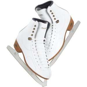  Riedell Gold Medallion 300 White Ice Skates   MK21 Blade 