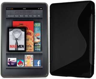Case for  Kindle Fire Tablet Model Flexible Gel Black Cover 