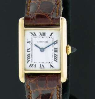 Cartier Classic Tank Louis 18k Yellow Gold Watch  