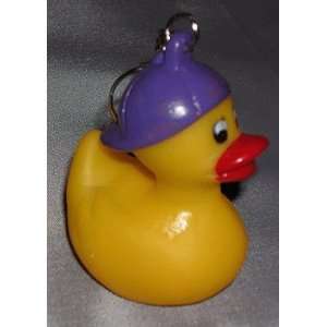 Rubber Duck Baseball Hat Keychain Key Chain