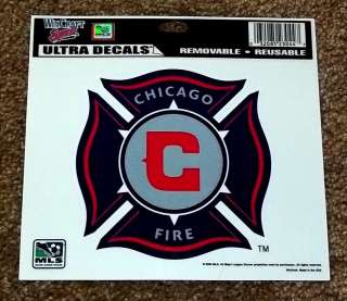 Chicago Fire MLS Soccer Team Logo Sports Decal / Bumper Sticker  