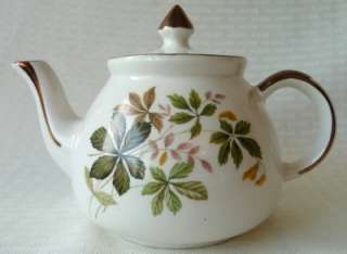 Gibsons Staffordshire England TEAPOT W/ Lid 2C Vintage  