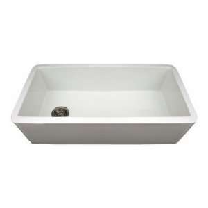   Undermount Fireclay Sink W/ Smooth Front Apron