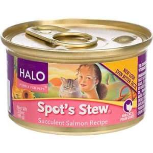   Halo Spots Stew Succulent Salmon Recipe Canned Cat Food