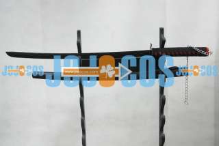 BLEACH◆Ichigo Kurosaki zanpakuto Black Cosplay Prop  