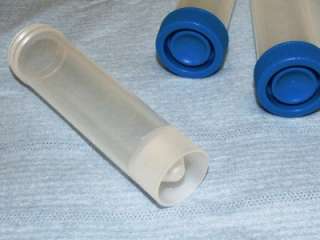 50ml Graduated Plastic Test Tubes + Cap Pk10 NEW Lab  