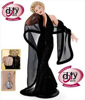   Eternally Marilyn Monroe Franklin Mint Doll Great Features  
