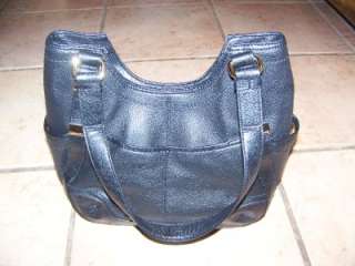 NWT Ladies Tignanello Equestrian Tote PURSE Handbag Shopper $155 Black 