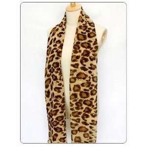   Leopard Design Scarf Long Shawl Chiffon Scarves