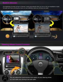 Inch Digital Screen Motorized Touch Screen AVI/DVD//VCD/CD Player
