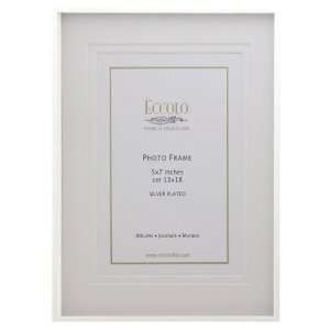   Silverplated Shadow Box Picture Frame by Eccolo 