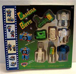 Camera Bots Robot Transformers 1986 Old Store Stock  