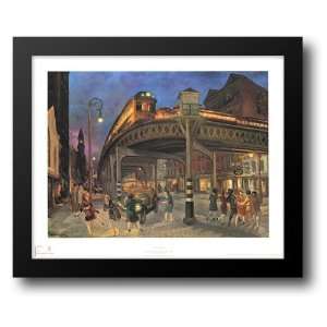  Sixth Avenue Elevated at Third St., 1928 34x28 Framed Art 
