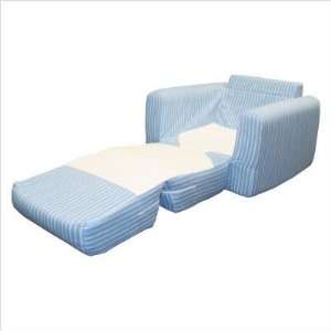  Chair Sleeper in Blue Jewel Stripe