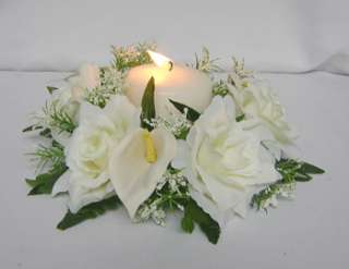 Wedding Candle Rings Centerpieces unity YOUR COLORS  