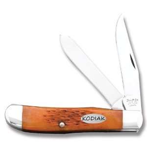 Bear & Son Cutlery K607 Kodiak Mini Trapper Pocket Knife with Autumn 