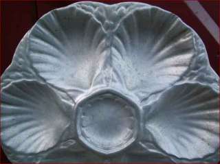 French Cast Aluminium Clam Oyster Plate Rexalu 1910s  