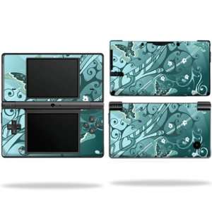 Protective Vinyl Skin Decal Cover for Nintendo DSI Butterfly Blues