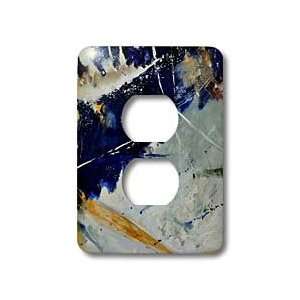   Abstract   Light Switch Covers   2 plug outlet cover