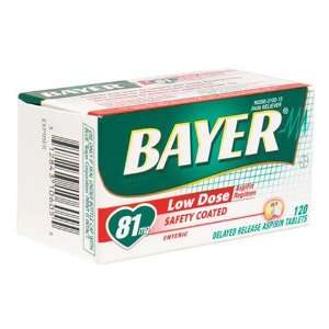 Bayer Aspirin Pain Reliever/ Fever Reducer, Adult Low Strength Regimen 