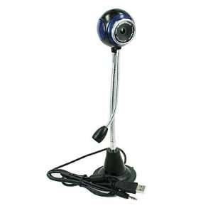 USB 5.0 MP PC Webcam Web Camera w/ Flexible Neck + Mic  