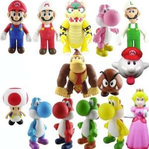  Super Mario Bros PVC Figure Collectors Set of 15 Toys 