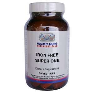 Healthy Aging Nutraceuticals Iron Free Super One 30 Vegetarian Tablets