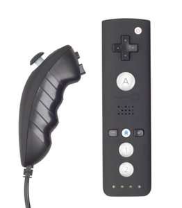   Pack Mini for Wii   Mini Remote and MiniChuk   Black   Loose Package