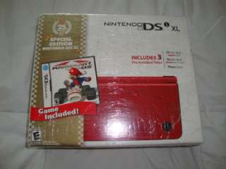 NINTENDO DSI XL 25TH ANNIVERSARY BUNDLE WITH MARIO KART  NEW 