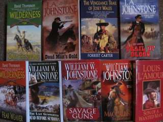 WESTERN BOOKS BY WILLIAM JHONSTON, WILDERNESS+ LOT 9 PC  