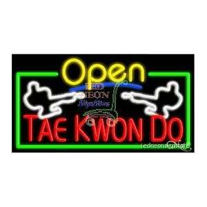 Tae Kwon Do Neon Sign 20 inch tall x 37 inch wide x 3.5 