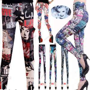 Wholesale Chic Tights Stretch Leggings Pants Ladies Funky Leopard 