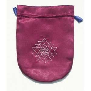  NEW Purple Satin Shri Yantra Tarot Bag 