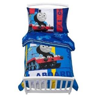 Thomas the Tank Engine 4 pc Toddler Bed Set by Interior Consumer 