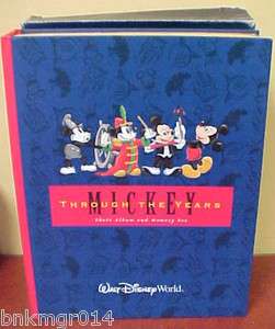 Walt Disney World Mickey Through The Years Photo Album And Memory Box