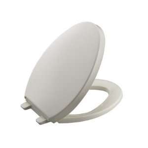   Quick Release Elongated Toilet Seat Finish Almond