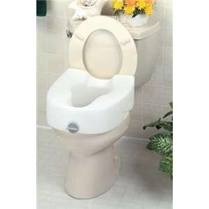  Premium Plastic Elevated Toilet Seat with Lock Health 