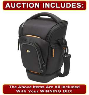   Zoom Digital SLR Holster Camera Bag/Case (Black) Latest Model with