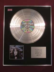 TODD RUNDGREN Platinum Disc  HERMIT OF MINK HOLLOW  