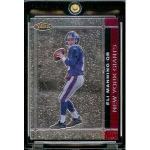  2007 Topps Finest # 11 Eli Manning   New York Giants   Premium NFL 