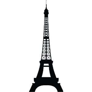   Wall Art Decal Custom Stickers   Paris Skyline Eiffel Tower Home