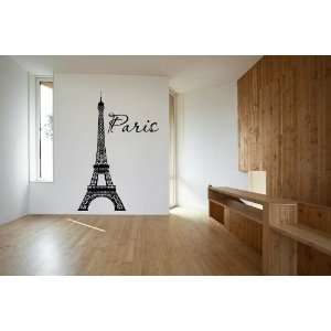  Paris Eiffel Tower Vinyl Wall Decal Sticker 7 Feet Tall By 
