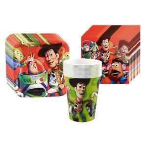  Toy Story 3   3D Supplies Pack Including Plates, Cups, and 