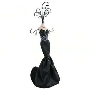   Strapless Sweetheart Gown Tree Stand Black 14 Inches