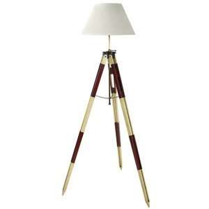  Surveyors Tripod Lamp (red And Ivory)