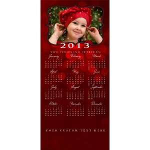  Scarlet Photo Calendar   100 Cards 