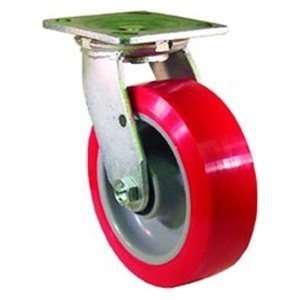  6 x 2 Roller Bearing Rigid Polyurethane Zinc Swivel 