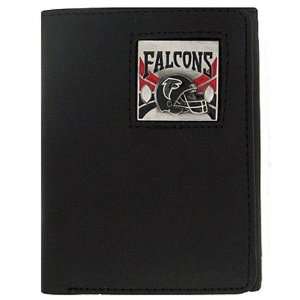  Atlanta Falcons NFL Embroidered Leather Tri Fold Wallet 