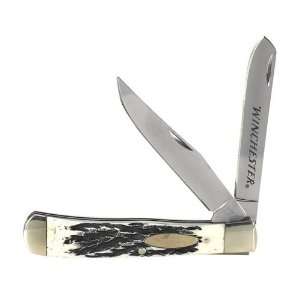   Sports Winchester 2 Blade Folding Trapper Knife
