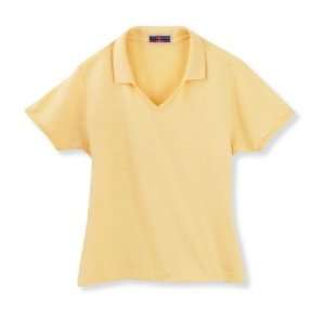 Womens V Neck Cotton/Poly Golf Tennis Shirt with 